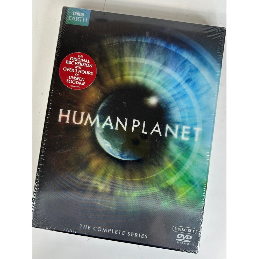BBC Earth Human Planet The Complete Series DVD 3-Disc Set New Sealed John Hurt